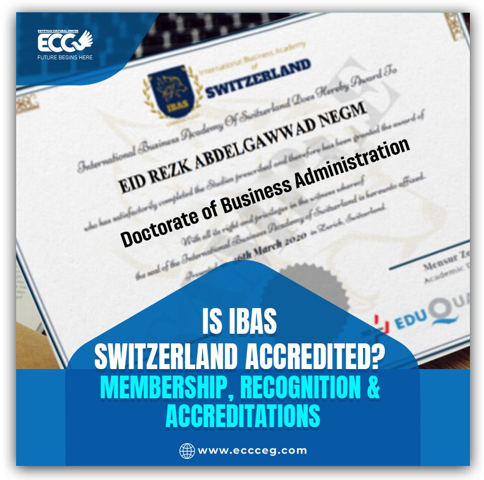 Is IBAS Switzerland accredited? Membership, Recognition Accreditations